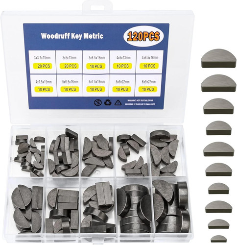 120pcs woodruff key - 120pcs,